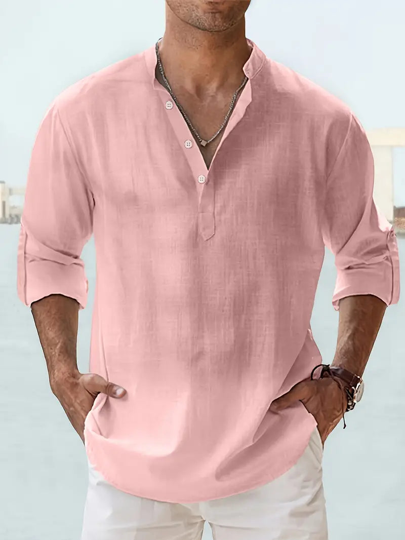 Homme Élitaire - Chemise d'été en lin