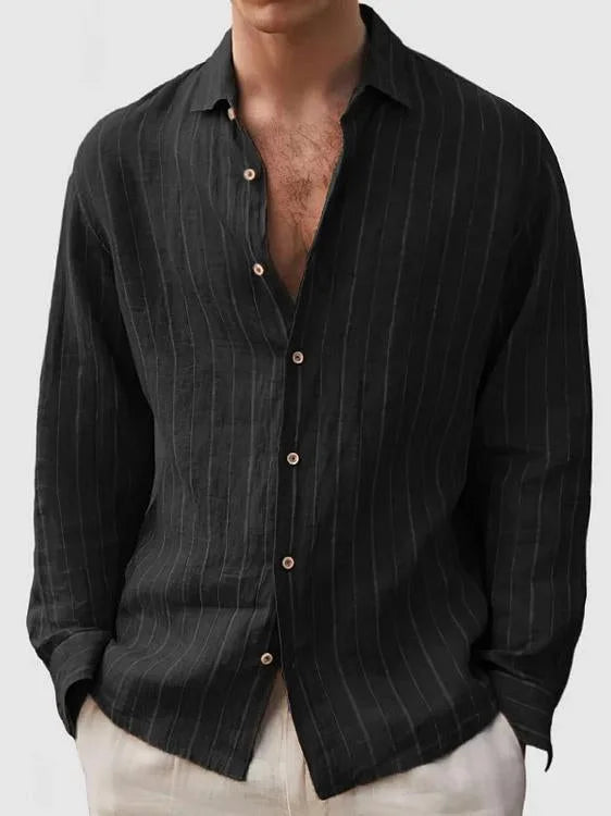 Maxime | T-shirt henley manches longues