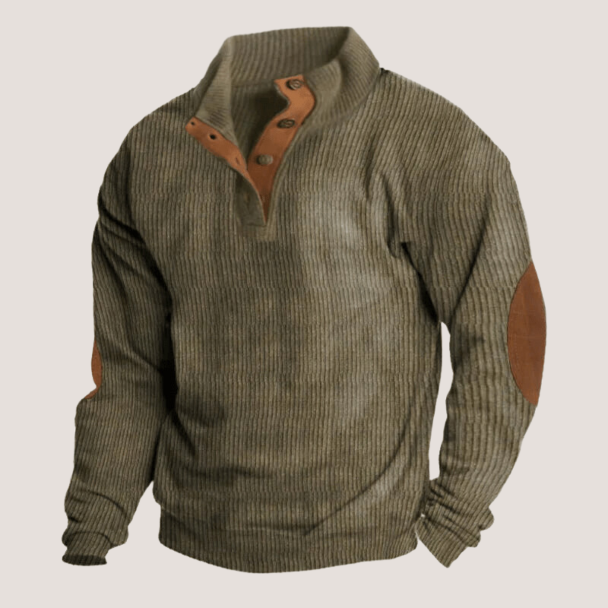 Nicolas | Pull en velours côtelé pour homme
