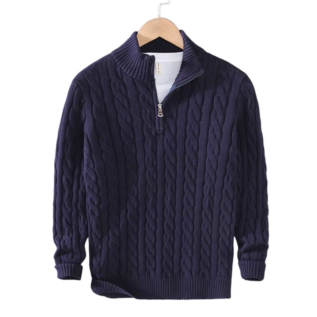 Maxime | Pull demi-zip élégant pour homme