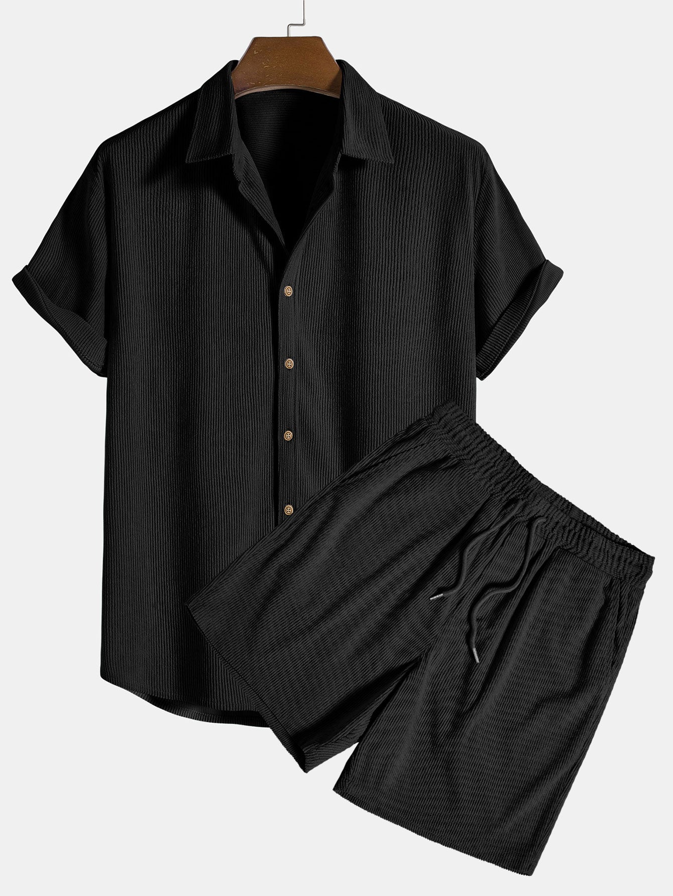 Pantalon Élegant en Velours Côtelé