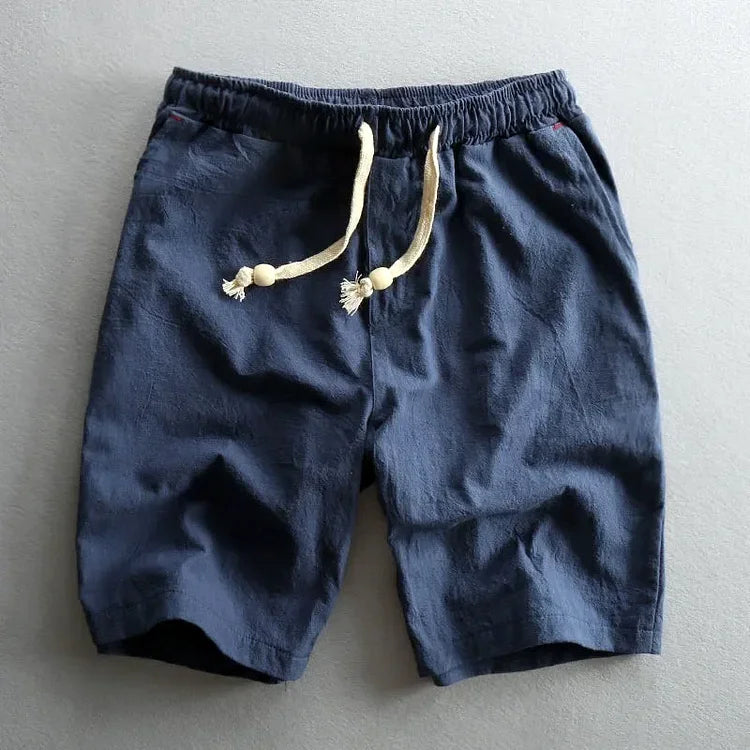 Shorts en Coton Confort à Coupe Relaxée pour Hommes