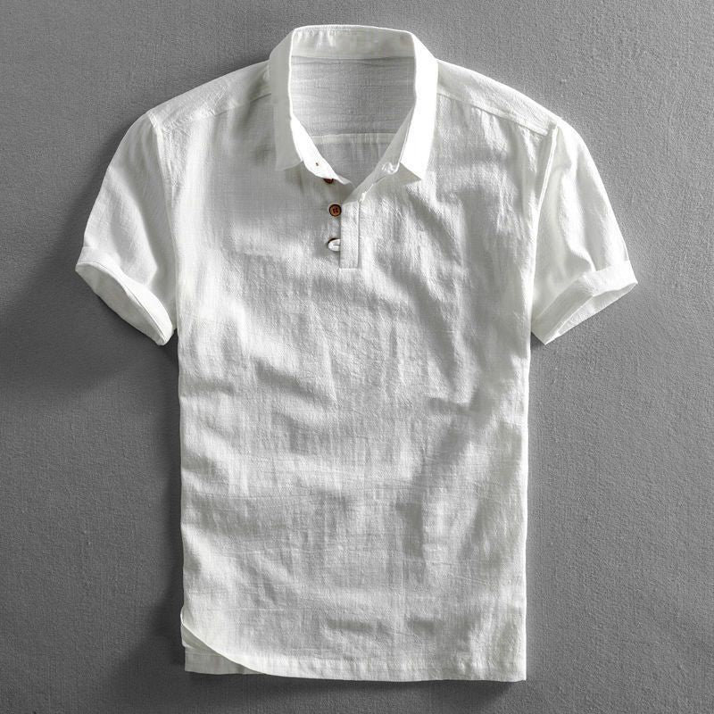 Polo de Luxe en Lin Homme