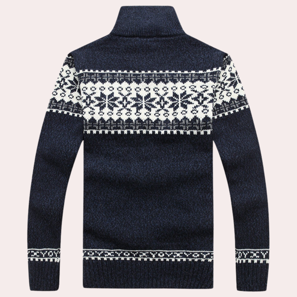 Antoine | Cardigan classique col montant pour homme