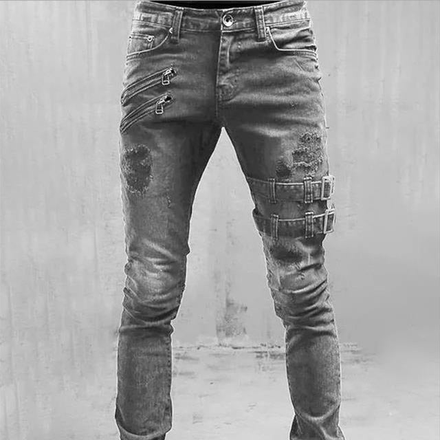 Romain | Jean avec boucle gothique pour homme