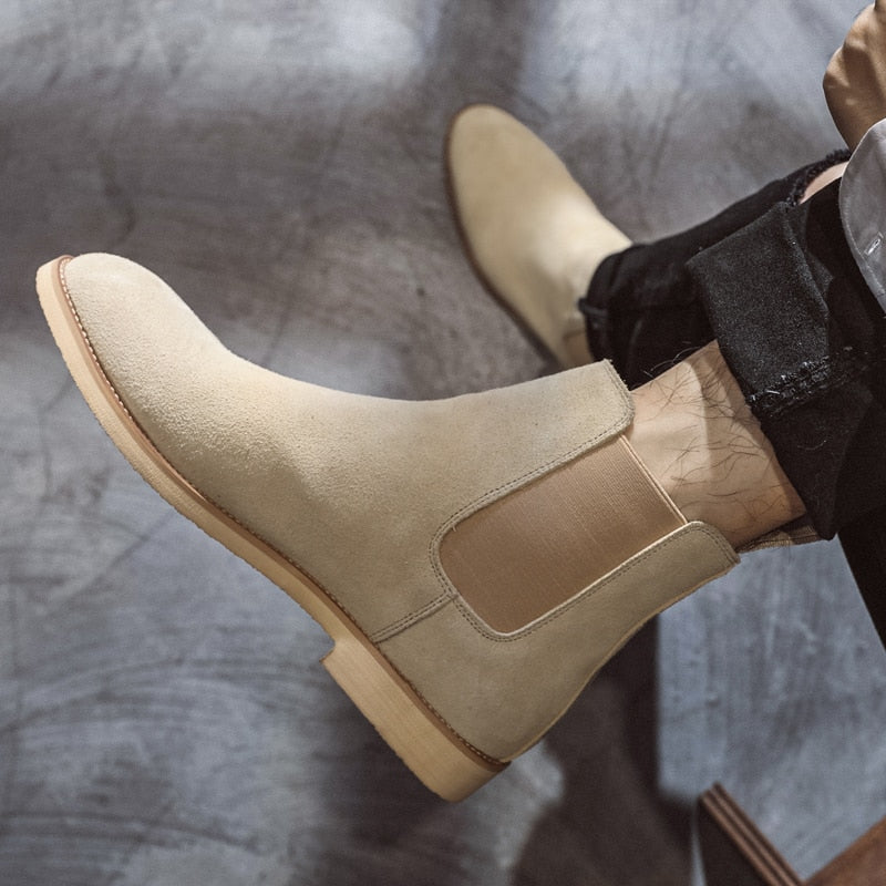 Homme Élitaire - bottes en daim