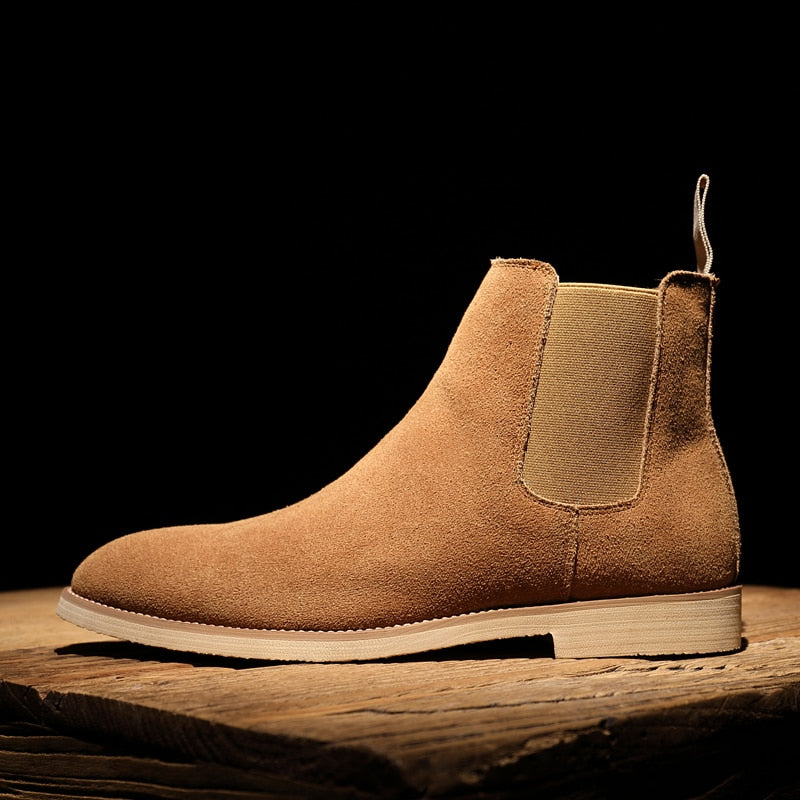 Homme Élitaire - bottes en daim