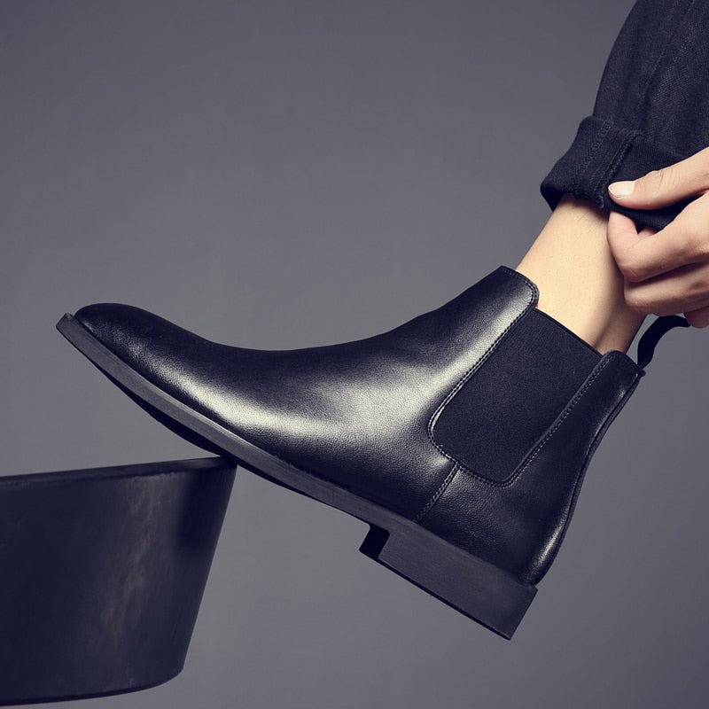 Homme Élitaire - bottes en daim
