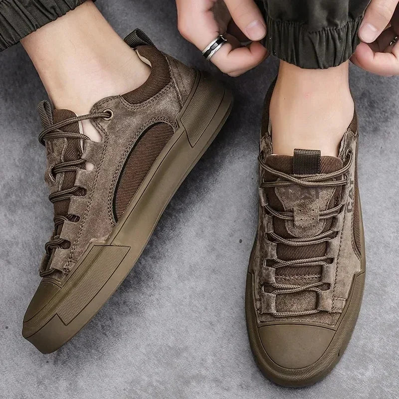 Baskets en cuir premium élégantes