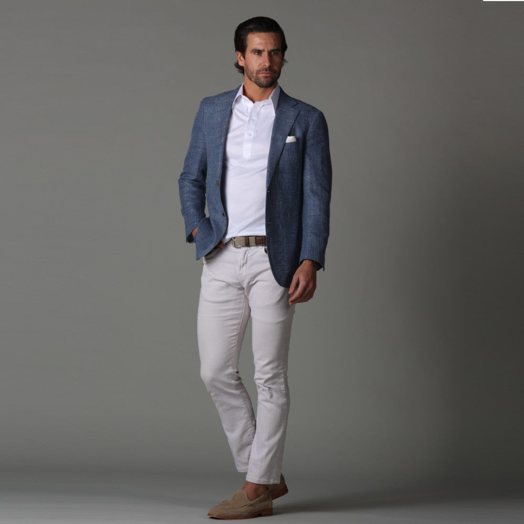 Chemise Homme Ajustée Coton Blanc