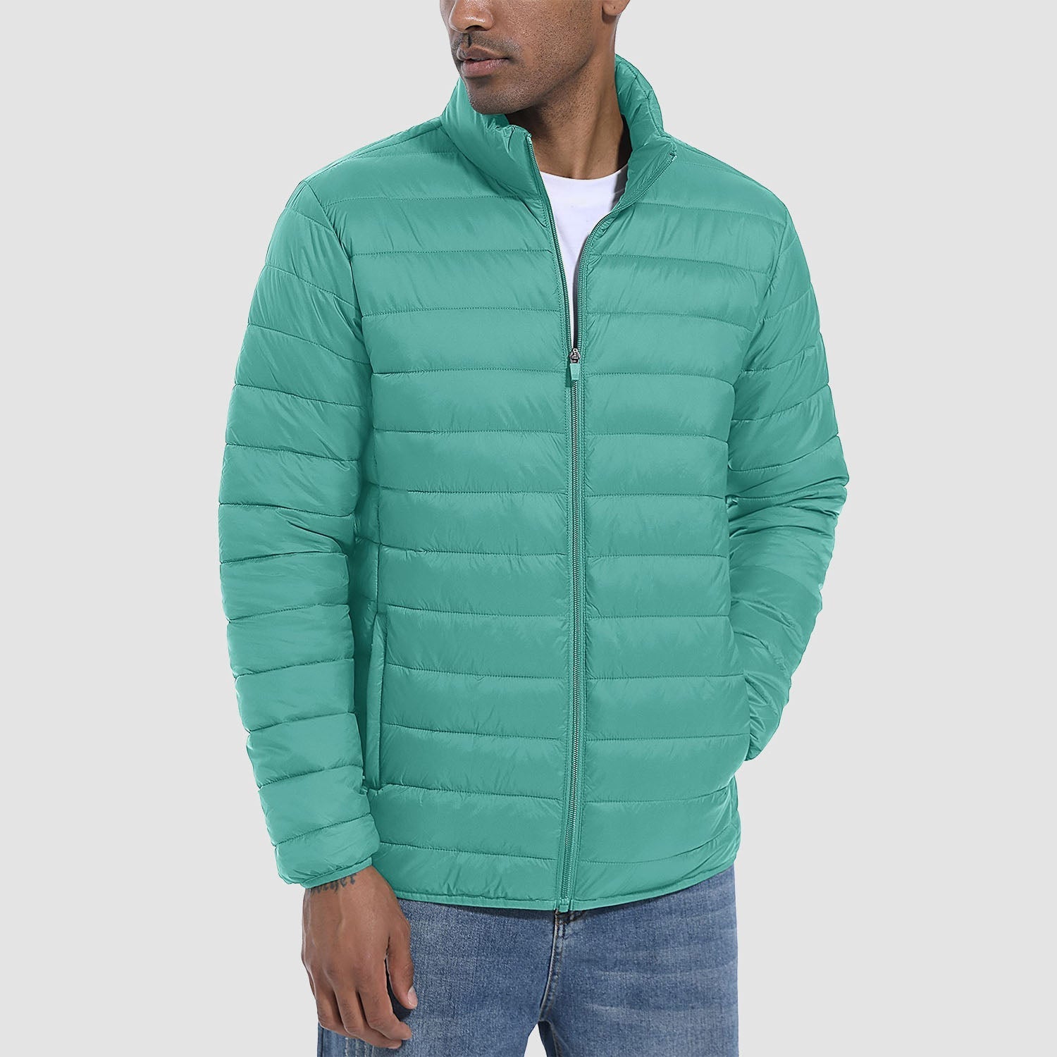 Veste Légère pour Homme, Déperlant, Idéale pour l'Hiver.