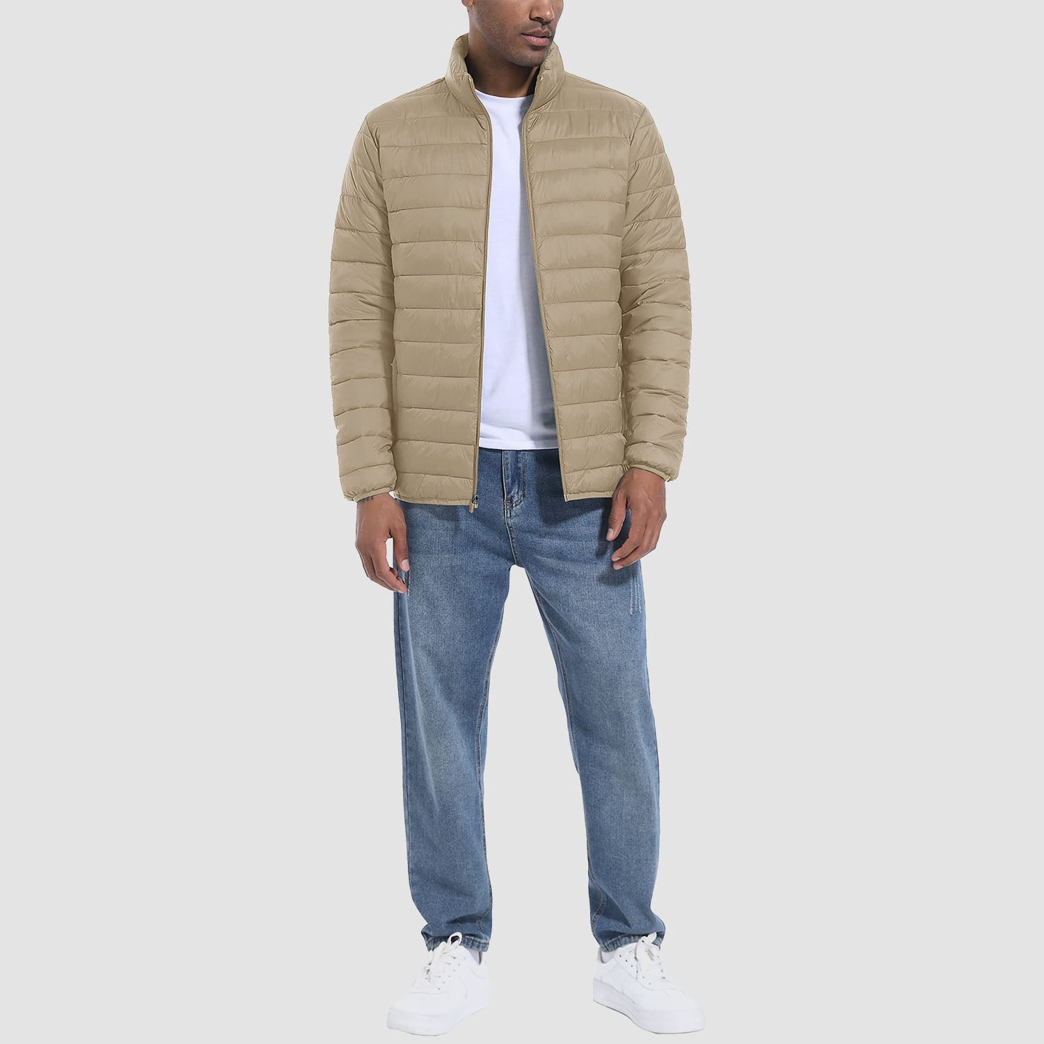 Veste Légère pour Homme, Déperlant, Idéale pour l'Hiver.