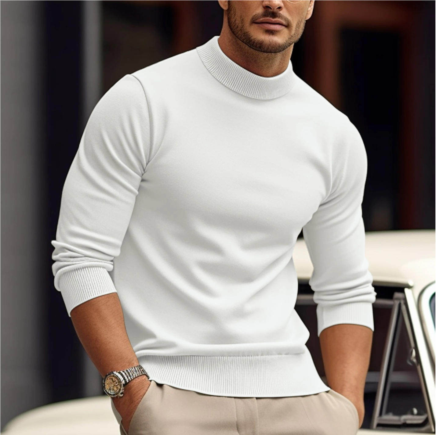 Sacha | Pull en coton doux pour homme