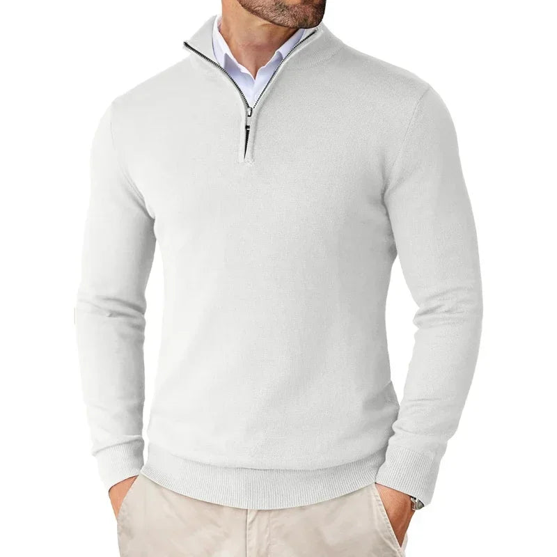 Nolan | Pull en maille zippé élégant pour homme