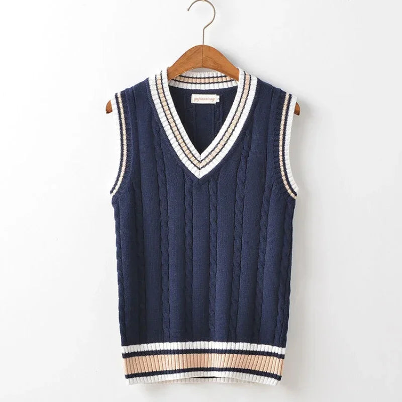 Lucas | Pull sans manches col V pour homme