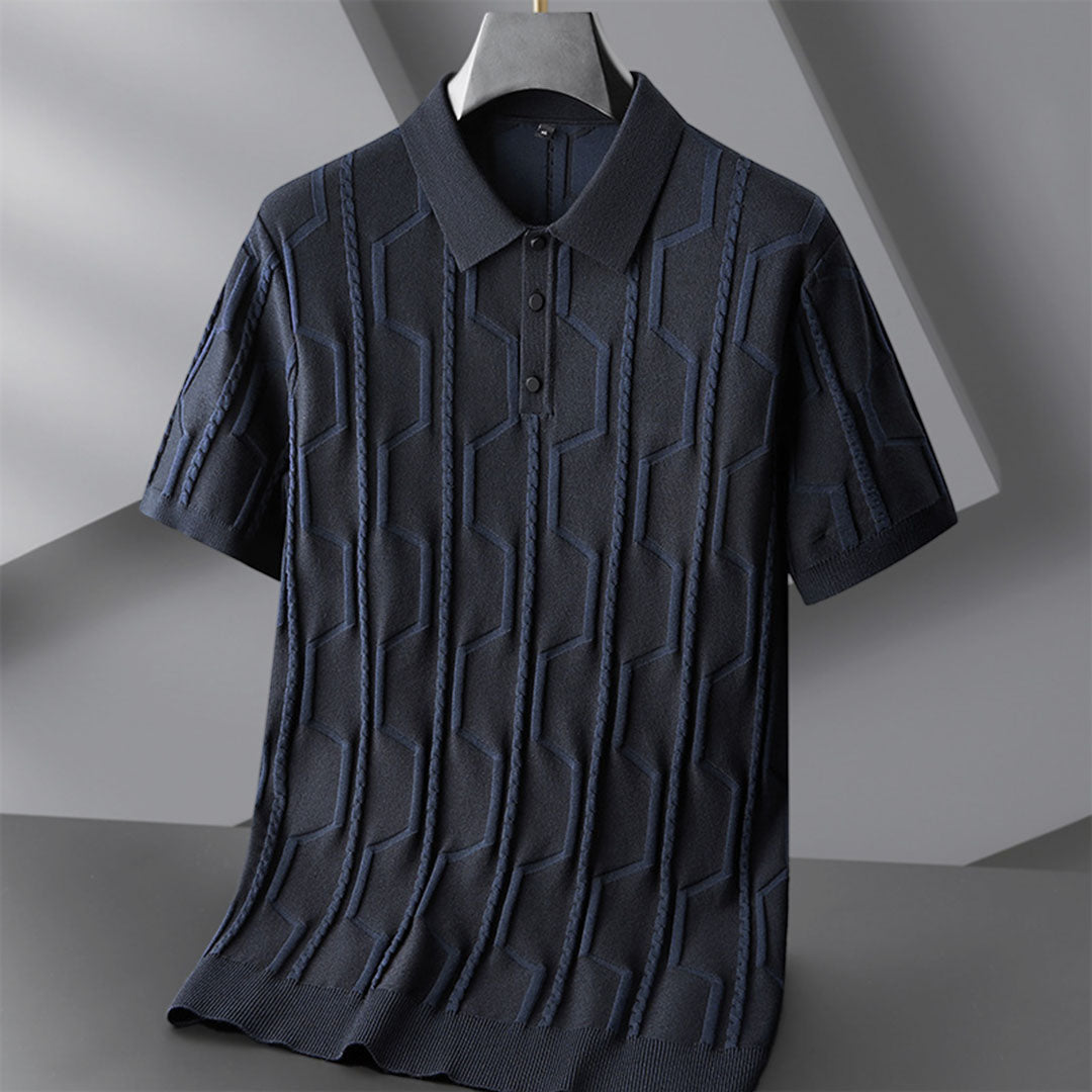 Polo Homme Élégant à Manches Courtes
