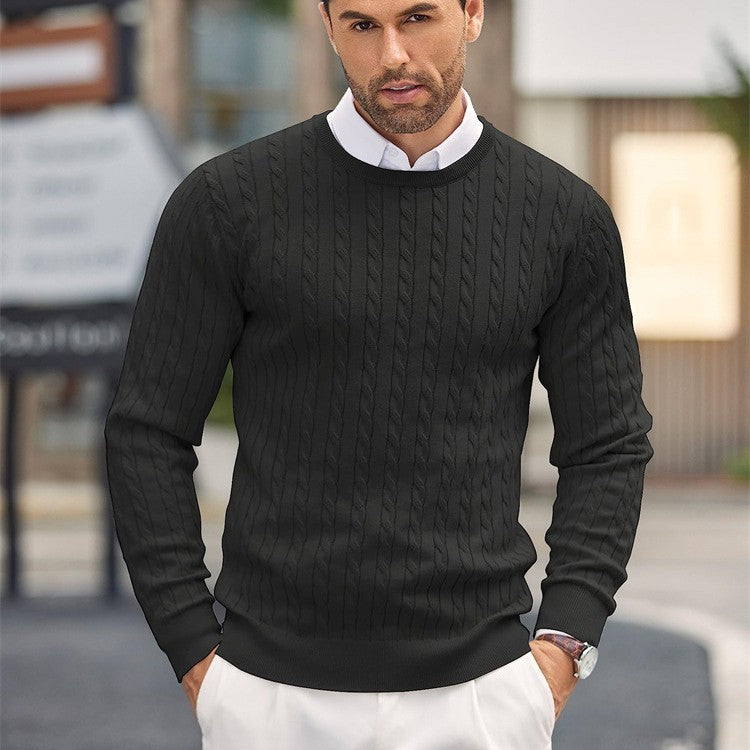 Julien | Pull col rond ajusté pour homme