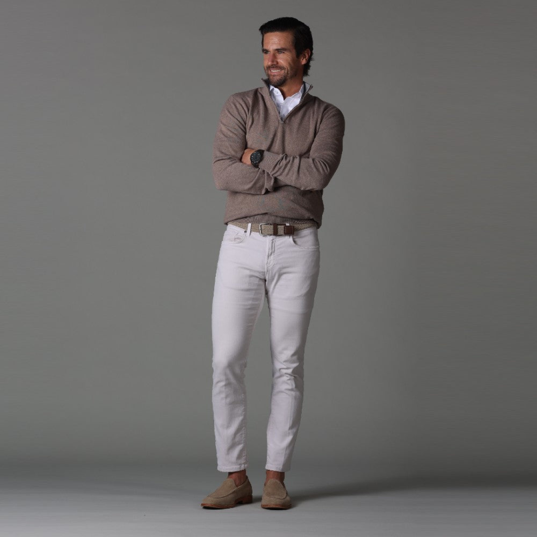 Chemise Homme Ajustée Coton Blanc