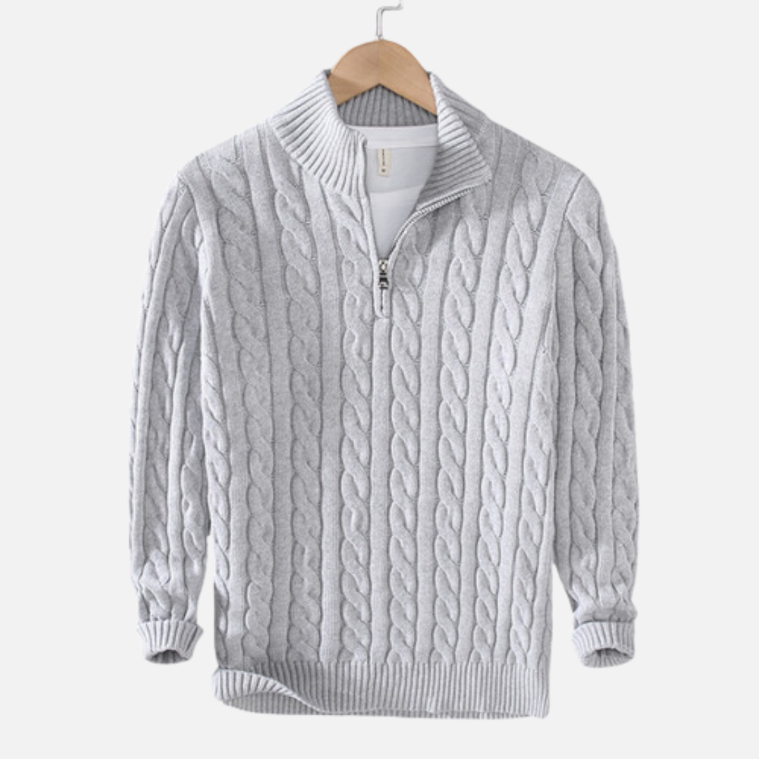 Maxime | Pull demi-zip élégant pour homme