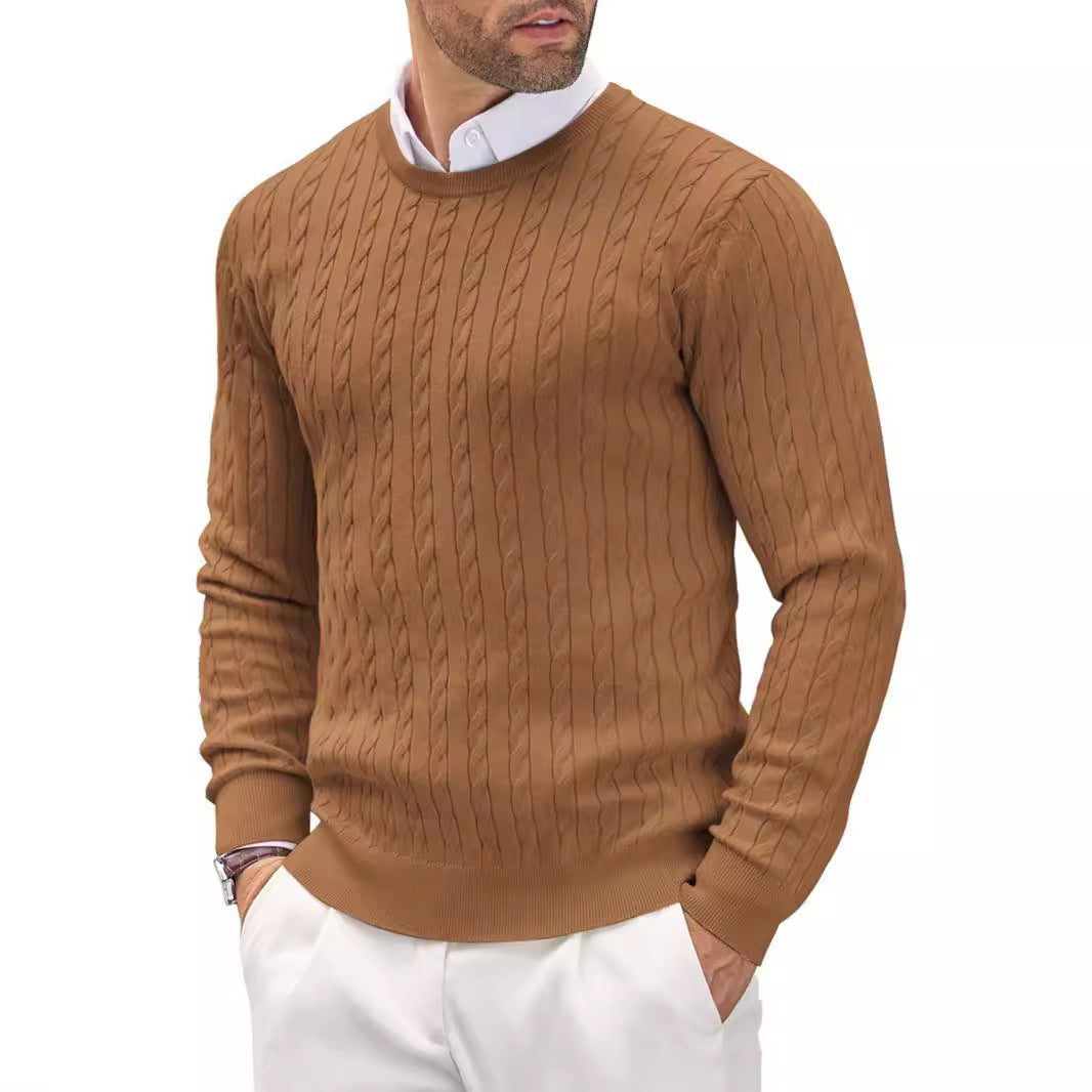 Julien | Pull col rond ajusté pour homme