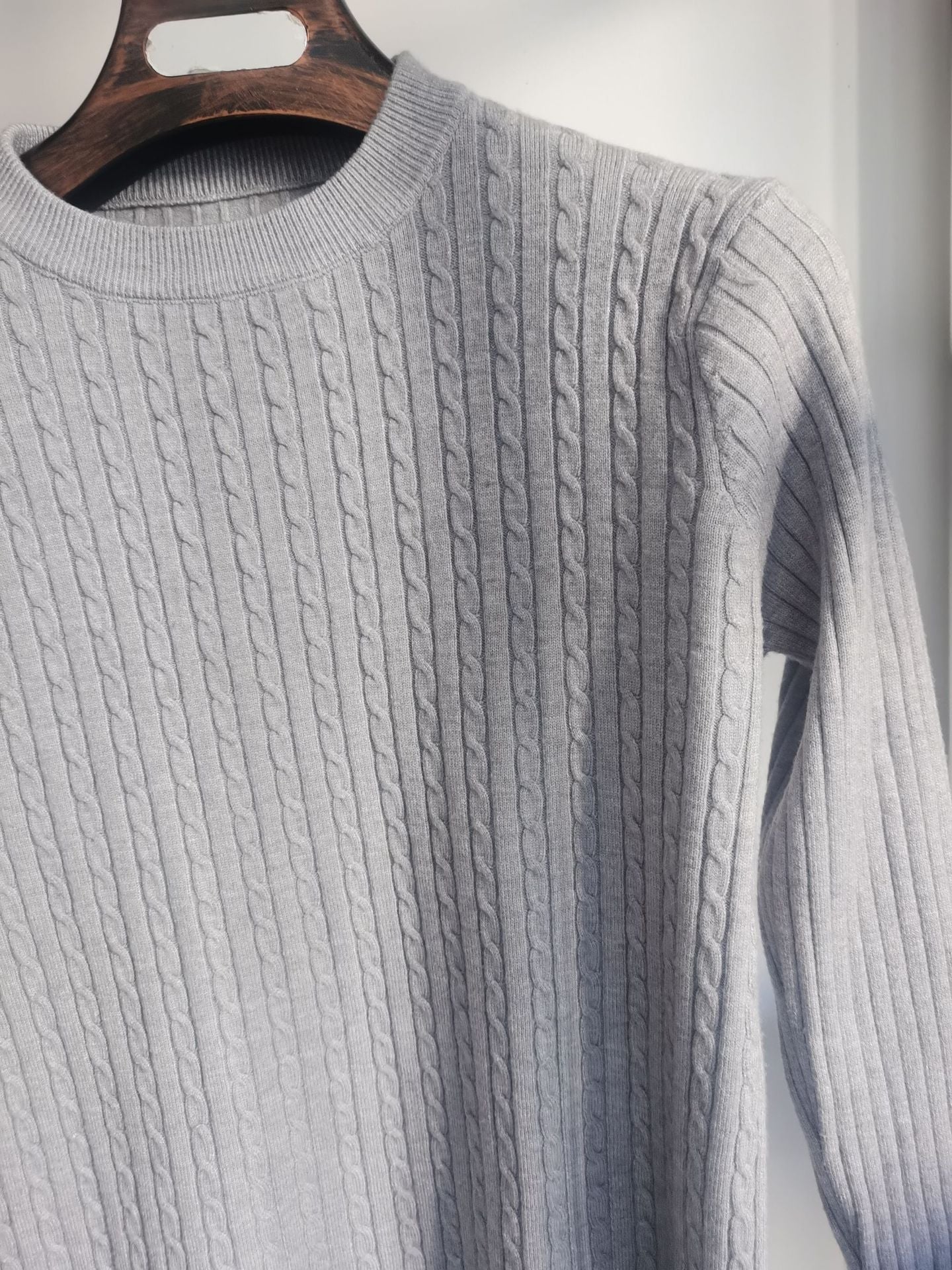 Julien | Pull col rond ajusté pour homme