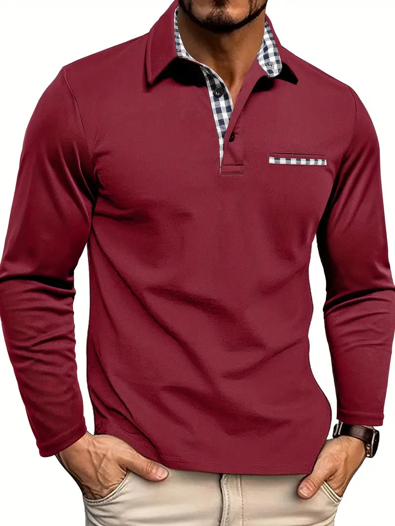 Polo Homme Manches Longues Été
