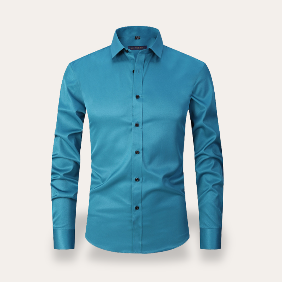 Chemise Homme Satin Élégante