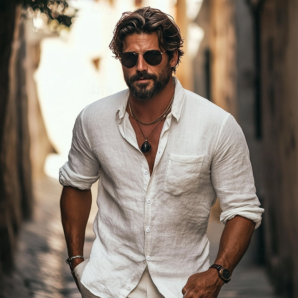 Gabriel - Chemise en lin pour l'été