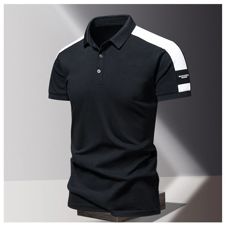Polo Homme Élégant à Manches Courtes