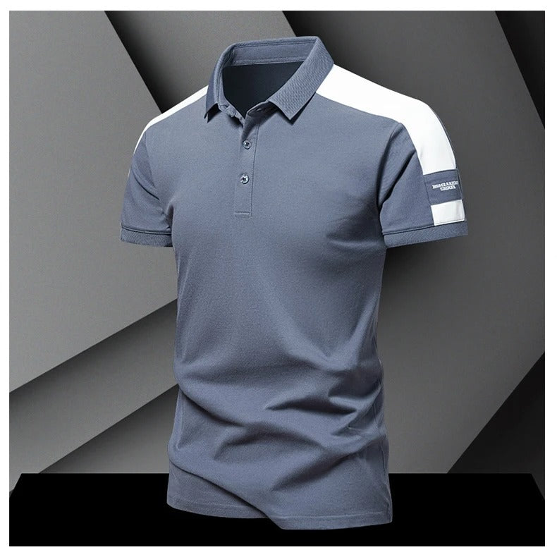 Polo Homme Élégant à Manches Courtes
