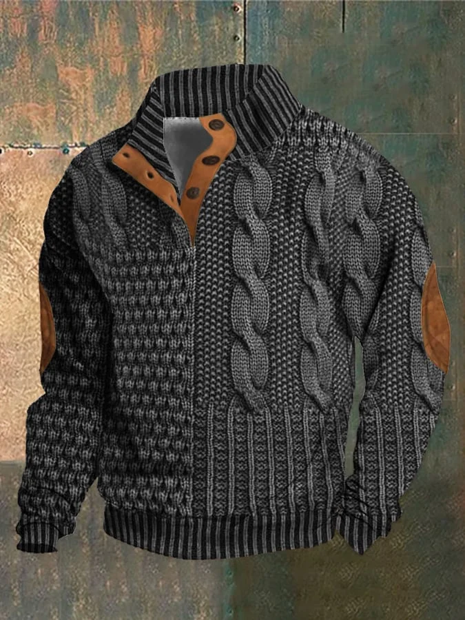 Hugo | Pull rétro en cachemire pour homme