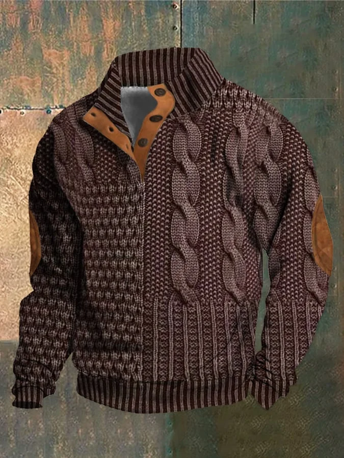 Hugo | Pull rétro en cachemire pour homme