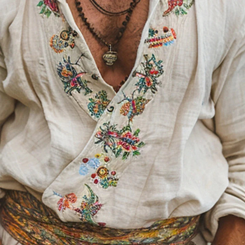 Remi | Chemise d'été bohème pour homme