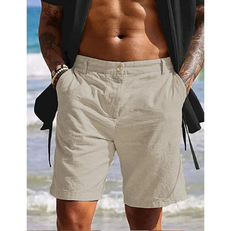 Charles – Short D'Été En Lin Pour Homme
