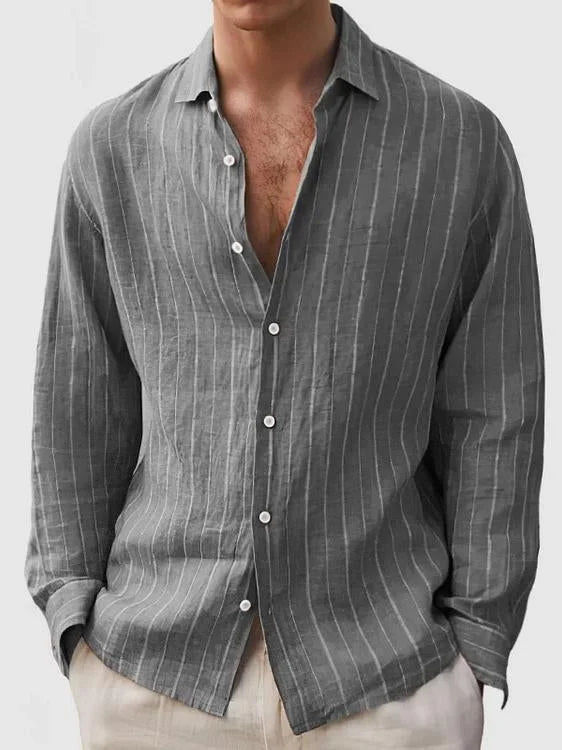 Maxime | T-shirt henley manches longues