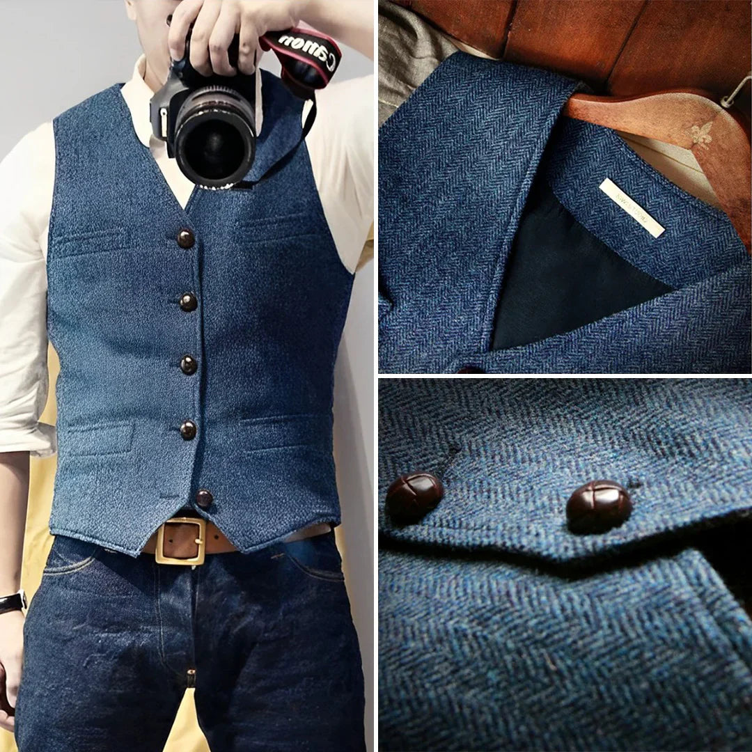 Rayan | Pull sans manches vintage pour homme