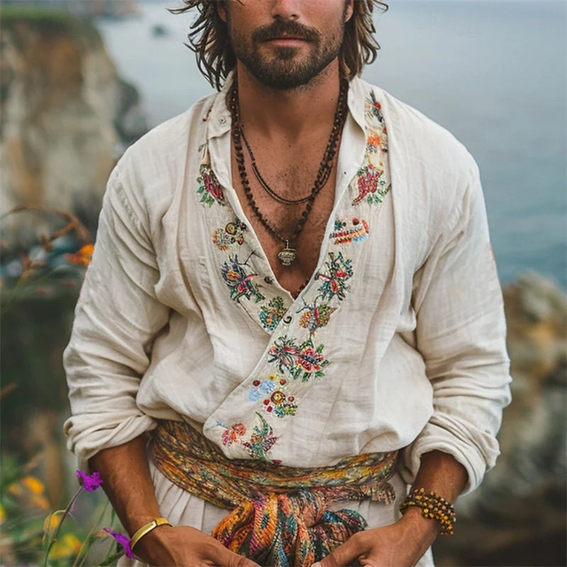 Remi | Chemise d'été bohème pour homme
