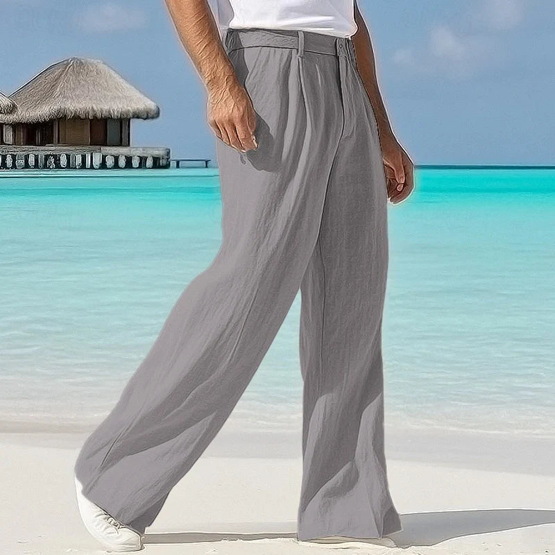 Mickaël | Pantalon d'été en lin pour homme
