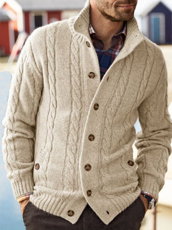 Aljohn - Gilet pour Hommes avec Col