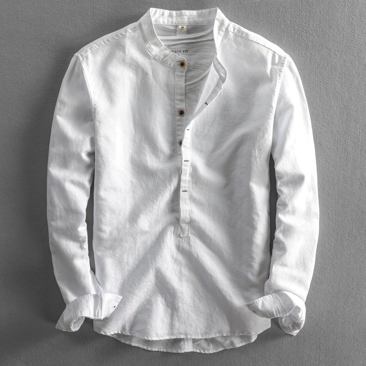 Chemise Élégante en Lin Naturel