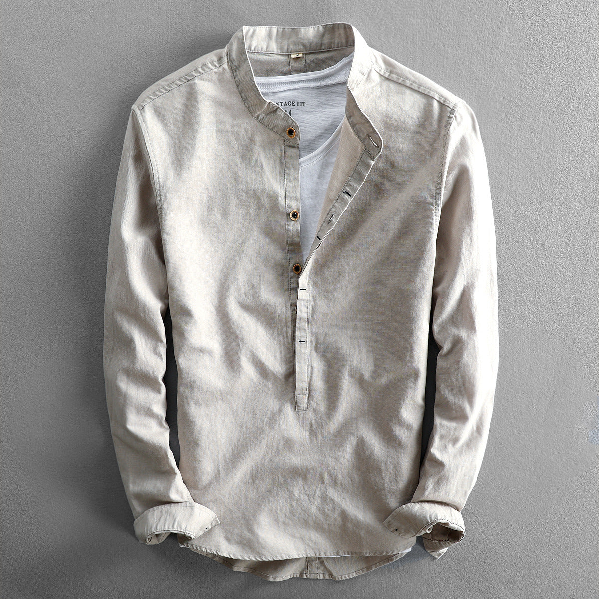 Chemise Élégante en Lin Naturel