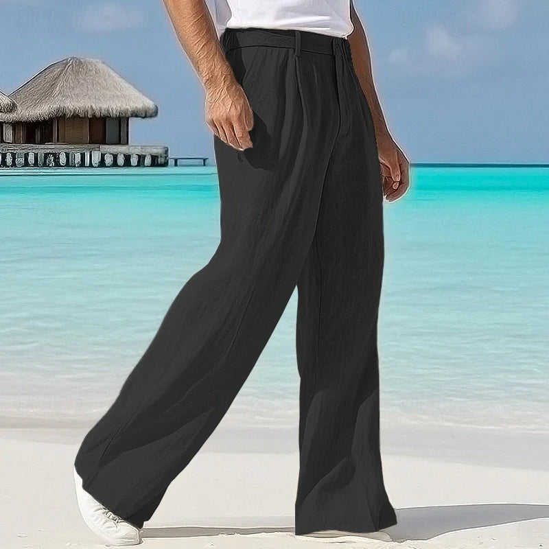Mickaël | Pantalon d'été en lin pour homme