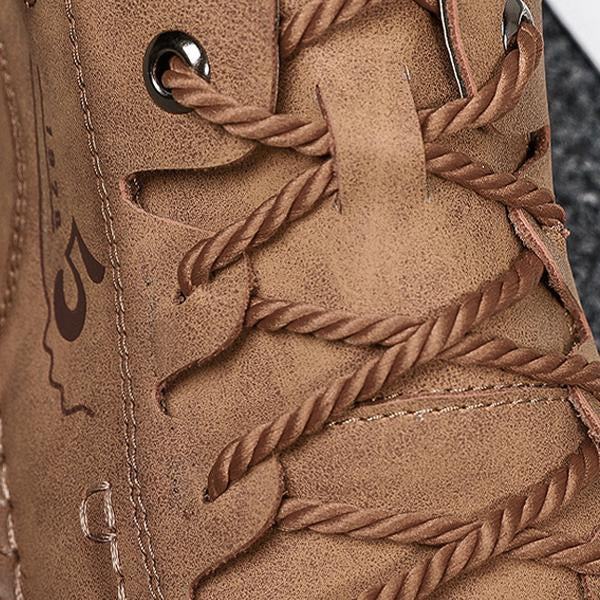 Albert - Chaussures Pour Hommes en Cuir Vintage