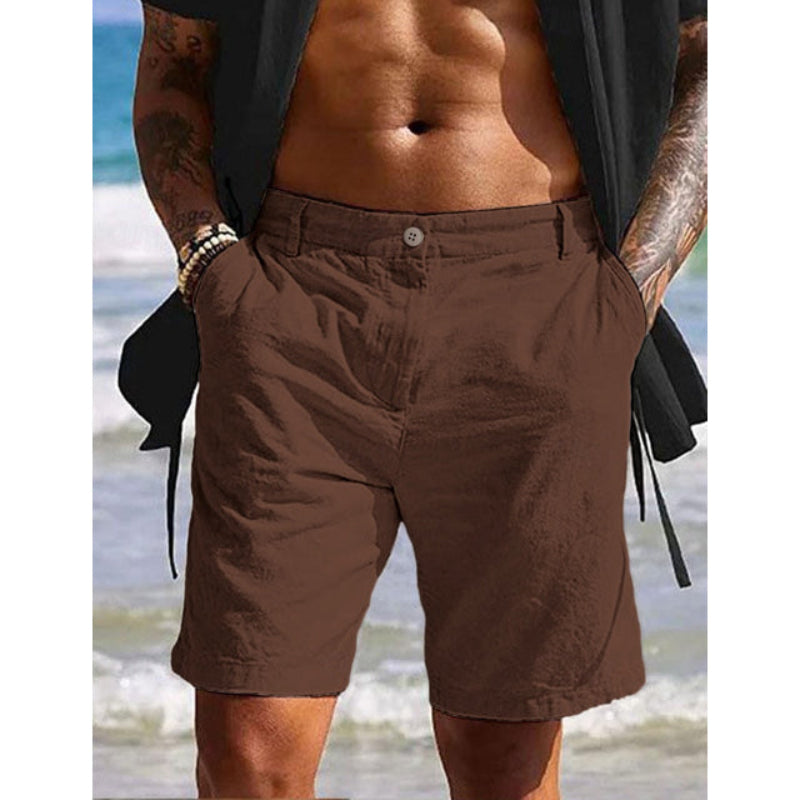 Charles – Short D'Été En Lin Pour Homme