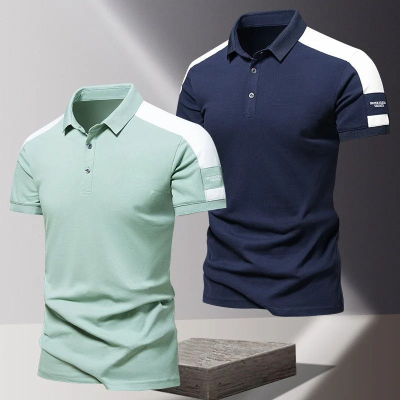 Polo Homme Élégant à Manches Courtes