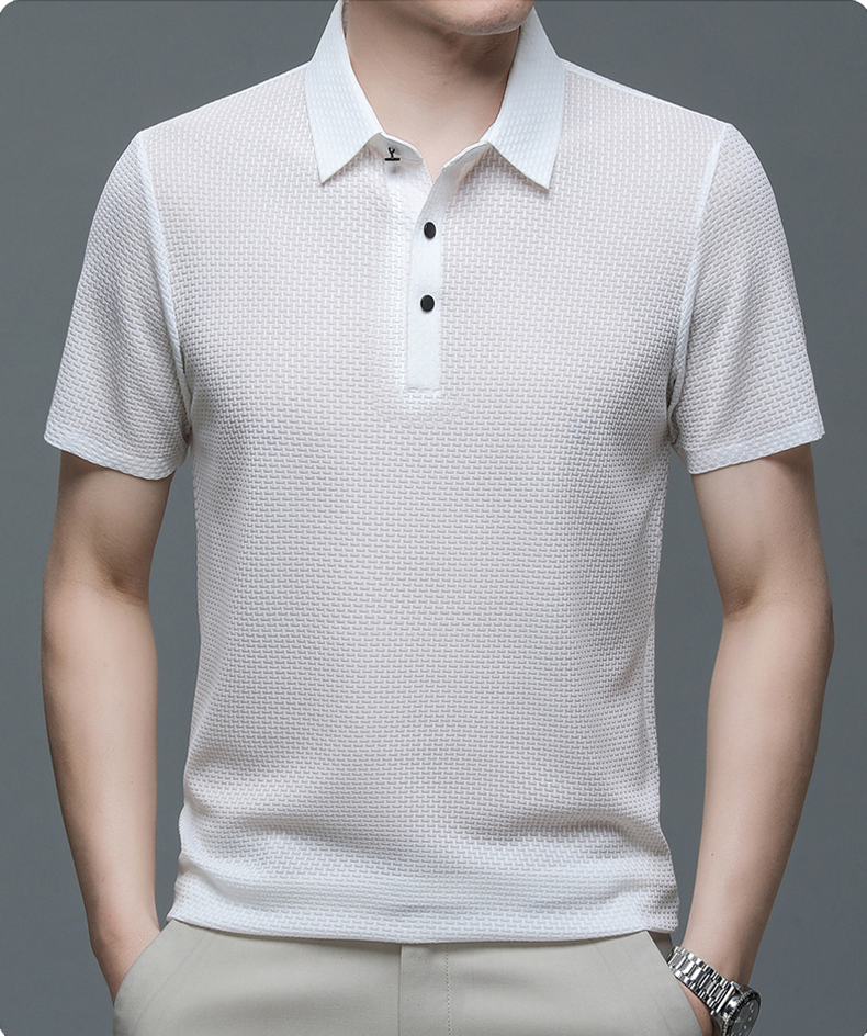 Lucas | Polo Premium pour Homme en Coton Piqué Smart Casual avec Coupe Ajustée