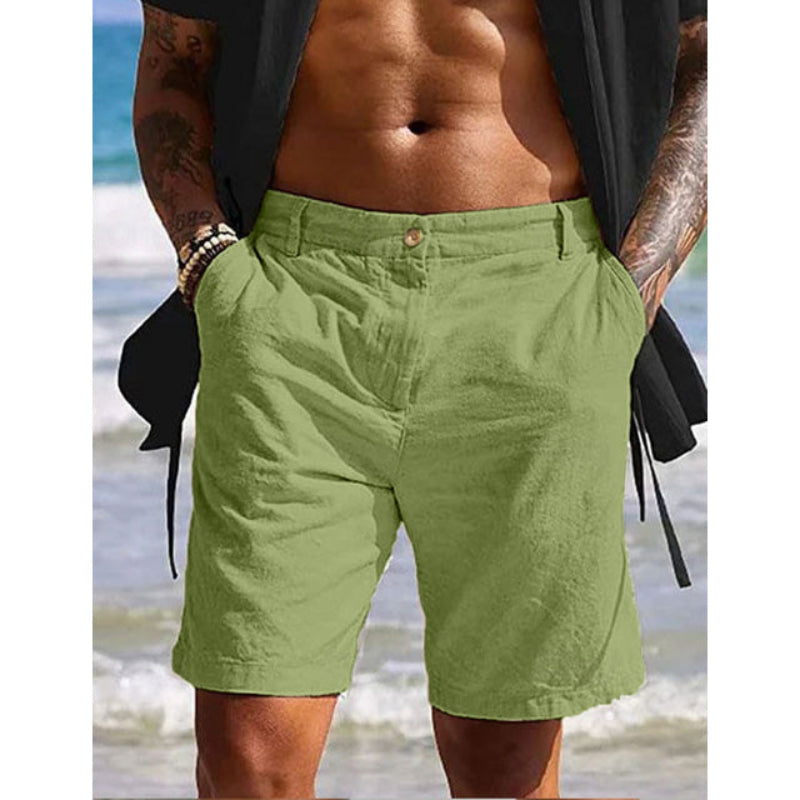 Charles – Short D'Été En Lin Pour Homme