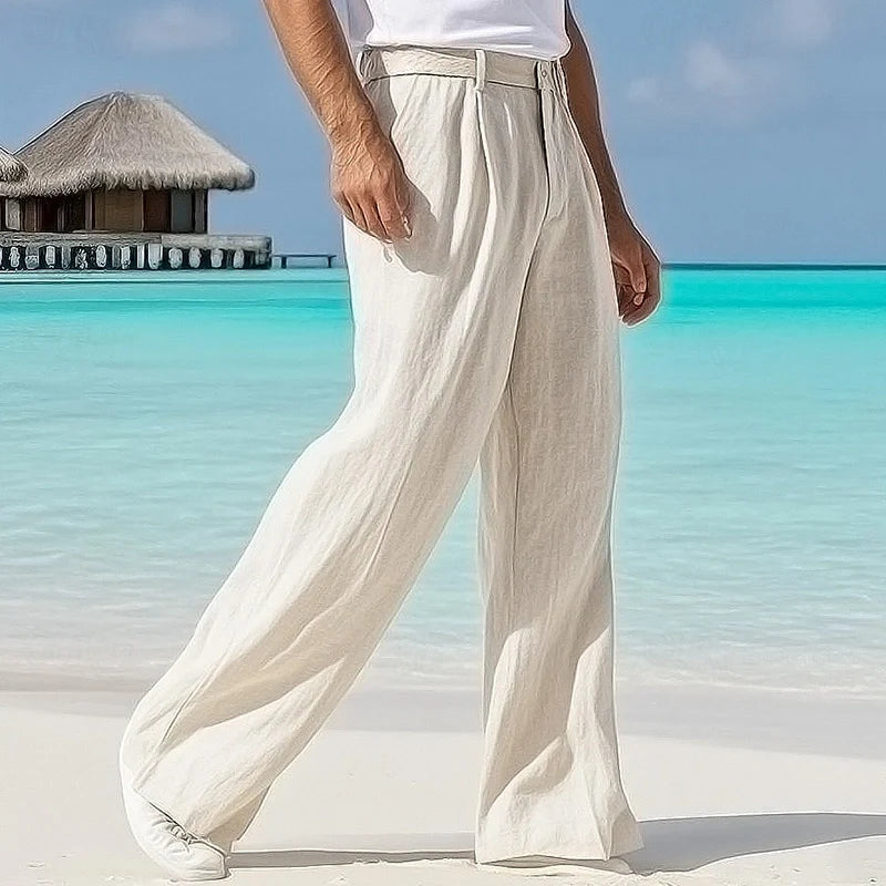 Mickaël | Pantalon d'été en lin pour homme