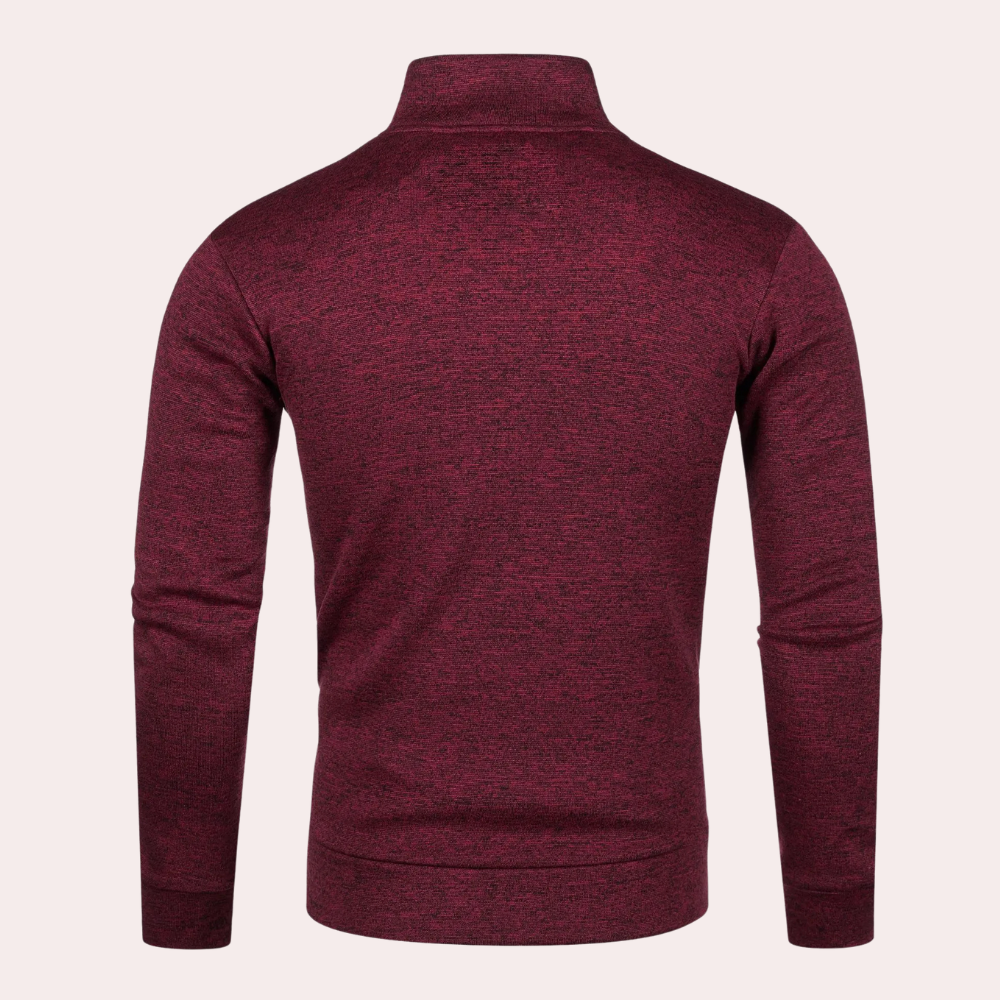 Kylian | Cardigan moderne pour homme avec fermeture éclair