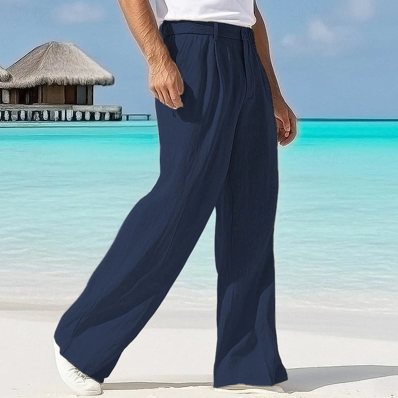 Mickaël | Pantalon d'été en lin pour homme